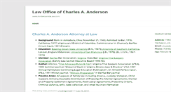 Desktop Screenshot of andersonvalaw.com