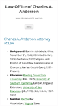 Mobile Screenshot of andersonvalaw.com